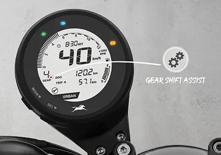 Gear Shift Indicator Features Added in TVS Ronin TD Motorcycle